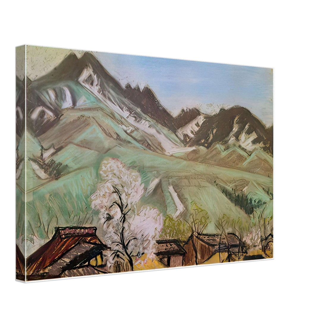 Shinano in Spring by Fujishima Takeji, fine art edition at Auvrique