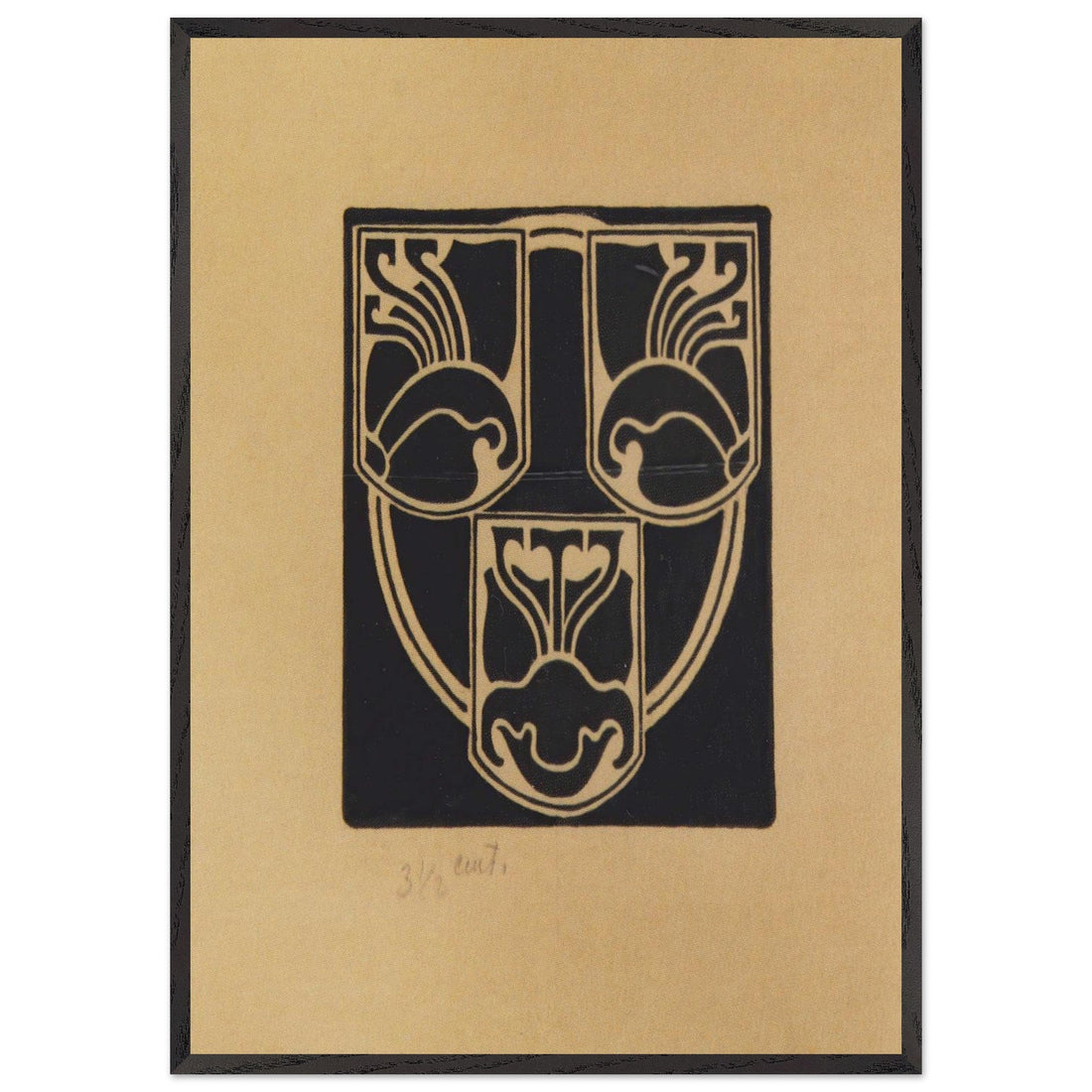 Draft of the Emblem, Association of Austrian Artists Secession by Koloman Moser, fine art edition at Auvrique