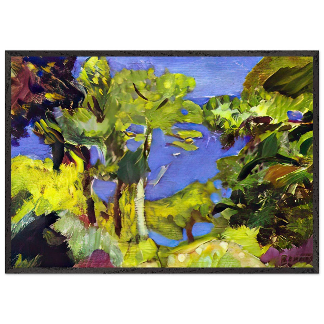 Landscape of Cote d Azur by Pierre Bonnard, fine art edition at Auvrique