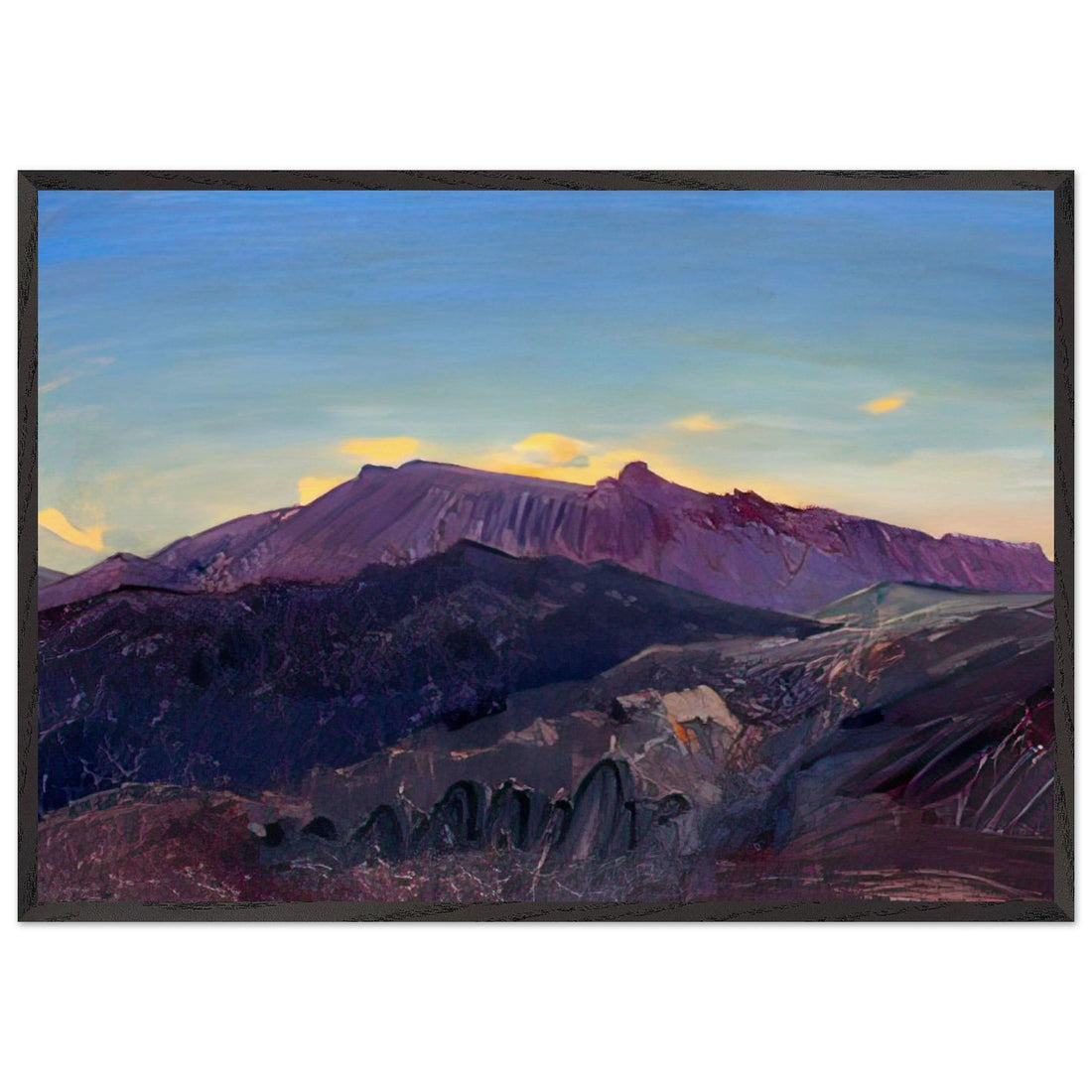 Daybreak at Niitakayam by Fujishima Takeji, fine art edition at Auvrique