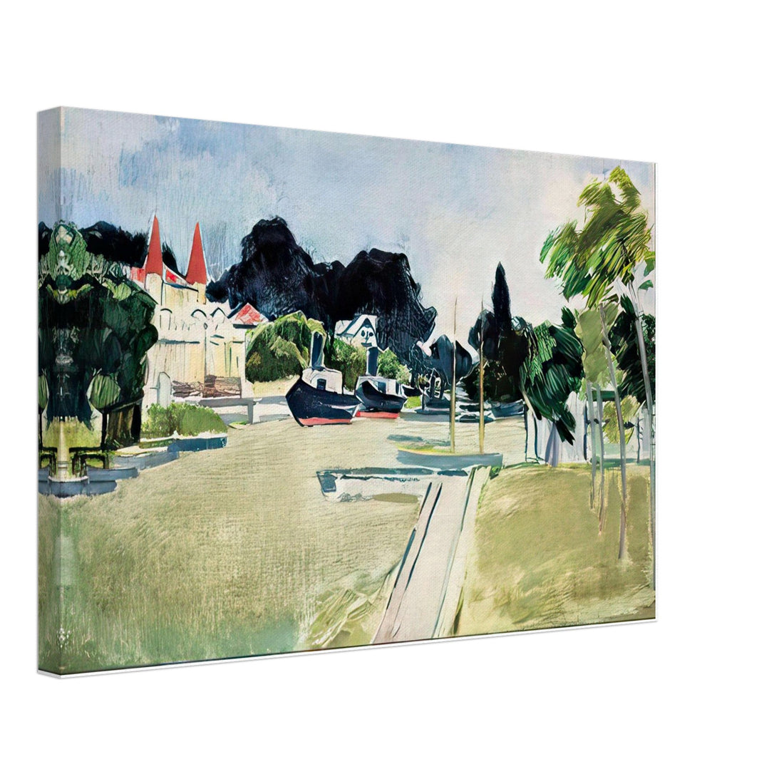 Siofok 1920 by Vaszary Janos, fine art edition at Auvrique