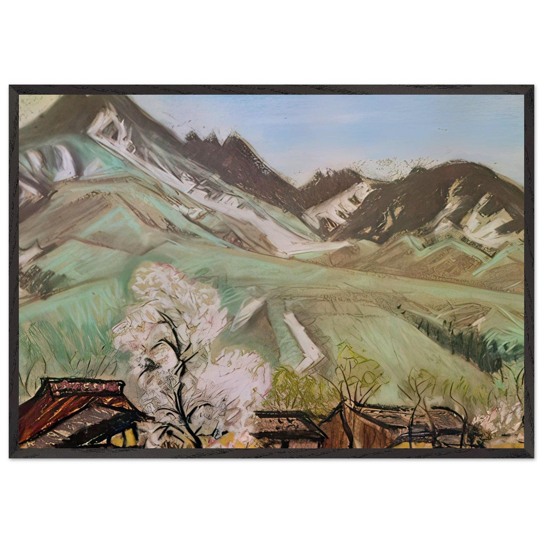 Shinano in Spring by Fujishima Takeji, fine art edition at Auvrique