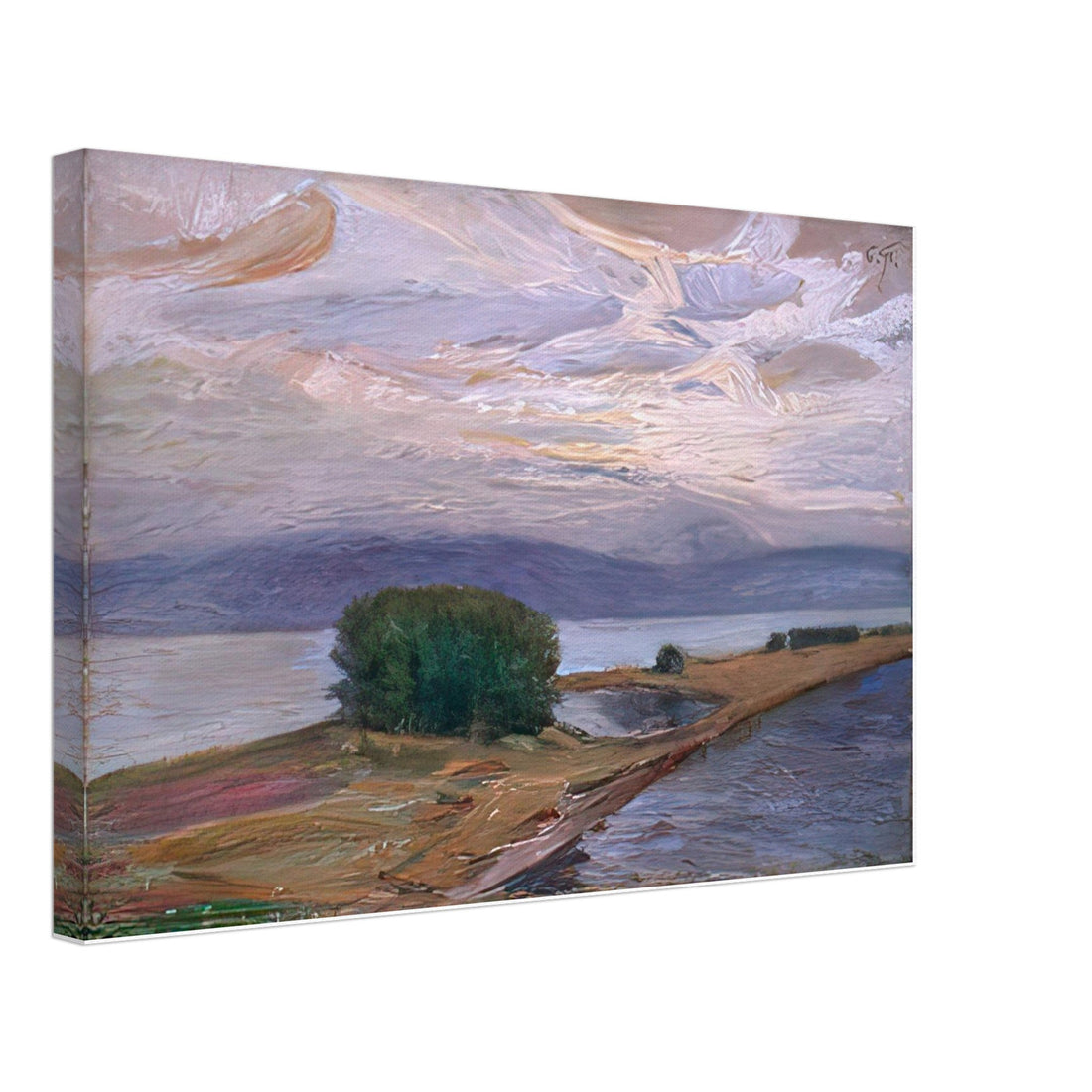 Italian Lakeside Landscape by Fujishima Takeji, fine art edition at Auvrique