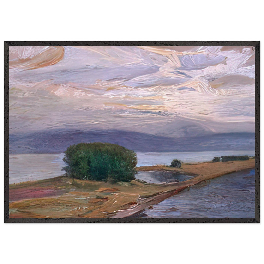 Italian Lakeside Landscape by Fujishima Takeji, fine art edition at Auvrique