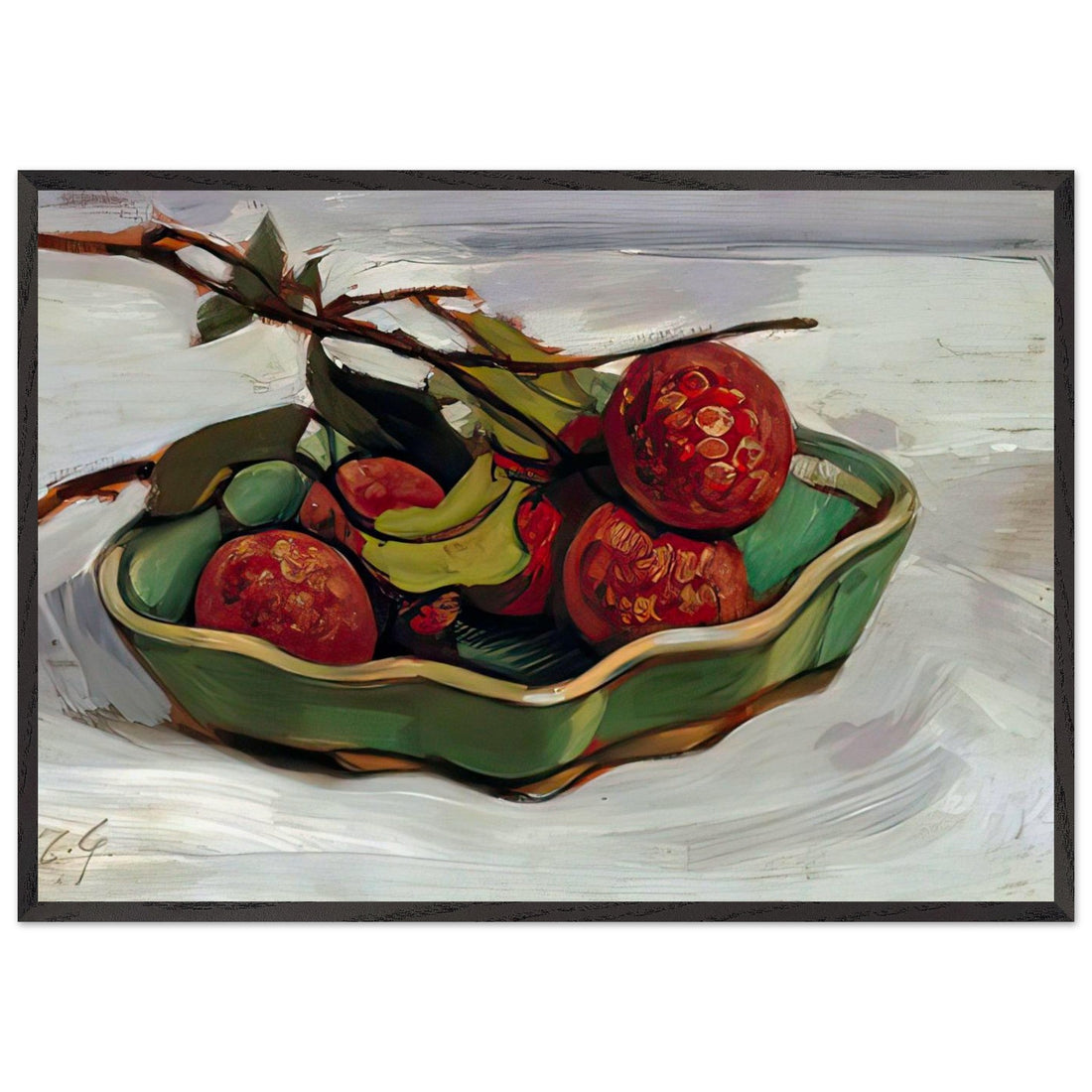 Still Life with Lychees by Fujishima Takeji, fine art edition at Auvrique