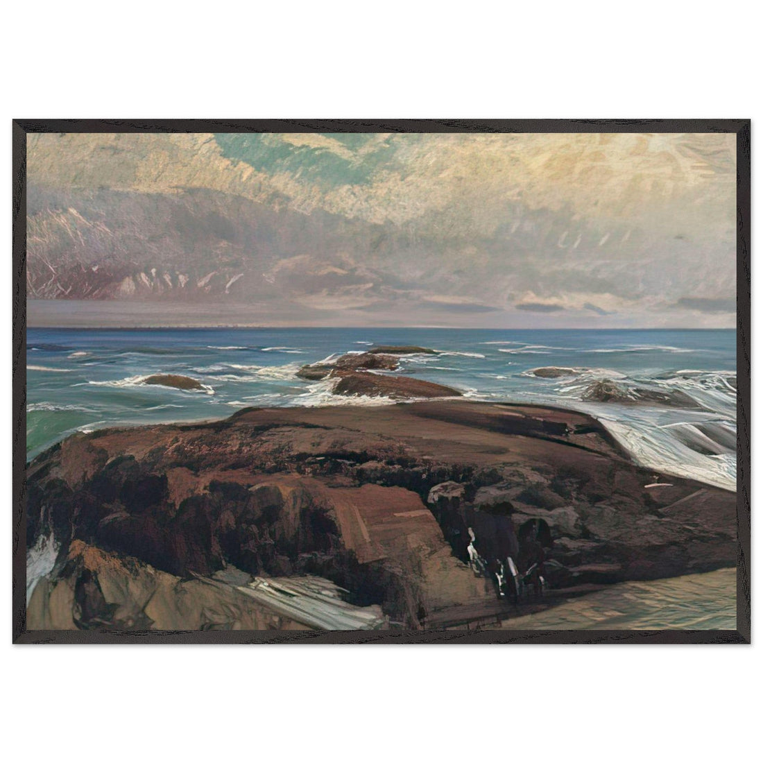 Oarai Coast by Fujishima Takeji, fine art edition at Auvrique