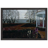 Осень. Беседка. 1905 by Vitold Byalynitsky-Birulya, framed poster, view 2