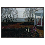 Осень. Беседка. 1905 by Vitold Byalynitsky-Birulya, framed poster, view 3