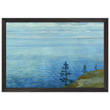 Озеро Удомля. 1911 by Vitold Byalynitsky-Birulya, framed poster, view 2