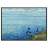 Озеро Удомля. 1911 by Vitold Byalynitsky-Birulya, framed poster, view 3