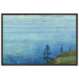 Озеро Удомля. 1911 by Vitold Byalynitsky-Birulya, framed poster