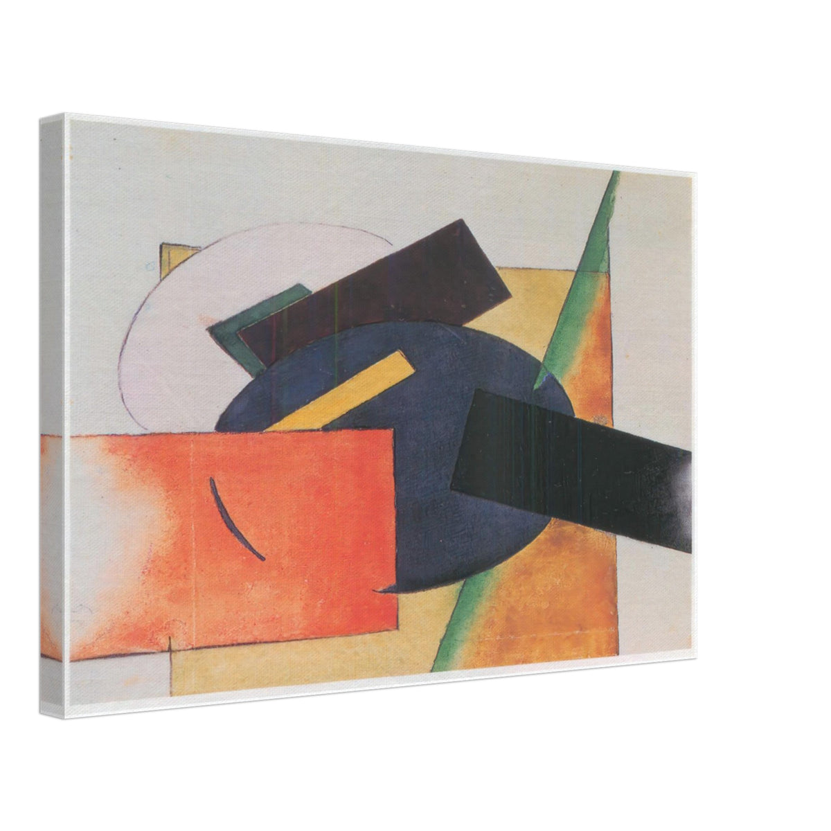 1922 Red and Blue Suprematist Composition by Ivan Kliun, canvas