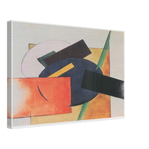 1922 Red and Blue Suprematist Composition by Ivan Kliun, canvas