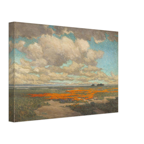 A Field of California Poppies by Granville Redmond, canvas, view 2