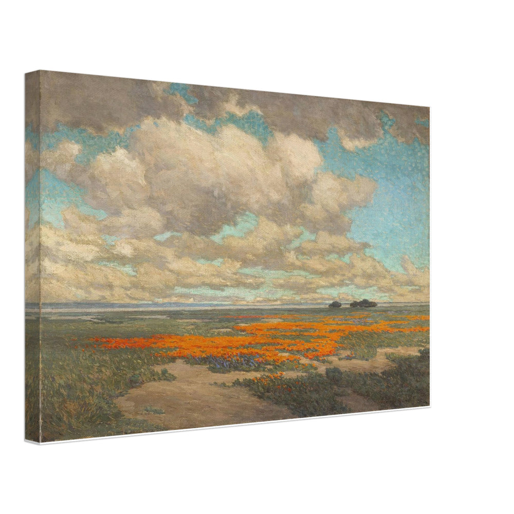 A Field of California Poppies by Granville Redmond, canvas