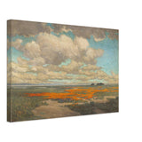 A Field of California Poppies by Granville Redmond, canvas