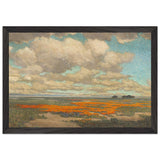 A Field of California Poppies by Granville Redmond, framed poster, view 2