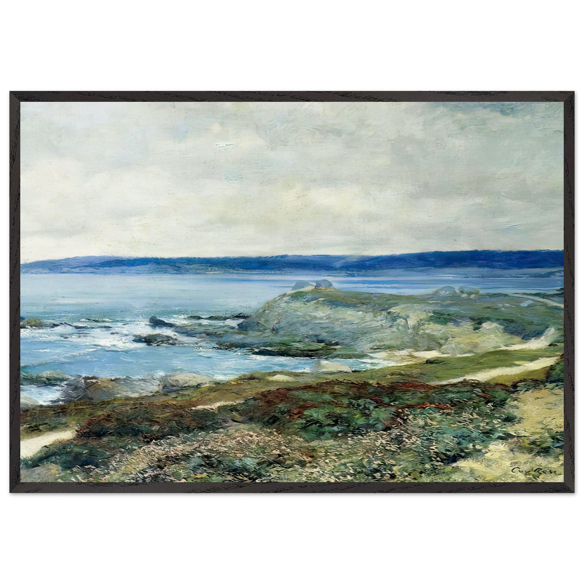 A Grey Day Carmel by Guy Rose, framed poster, view 3