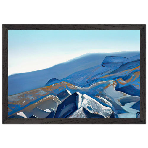 A Hill by Nicholas Roerich, framed poster, view 2