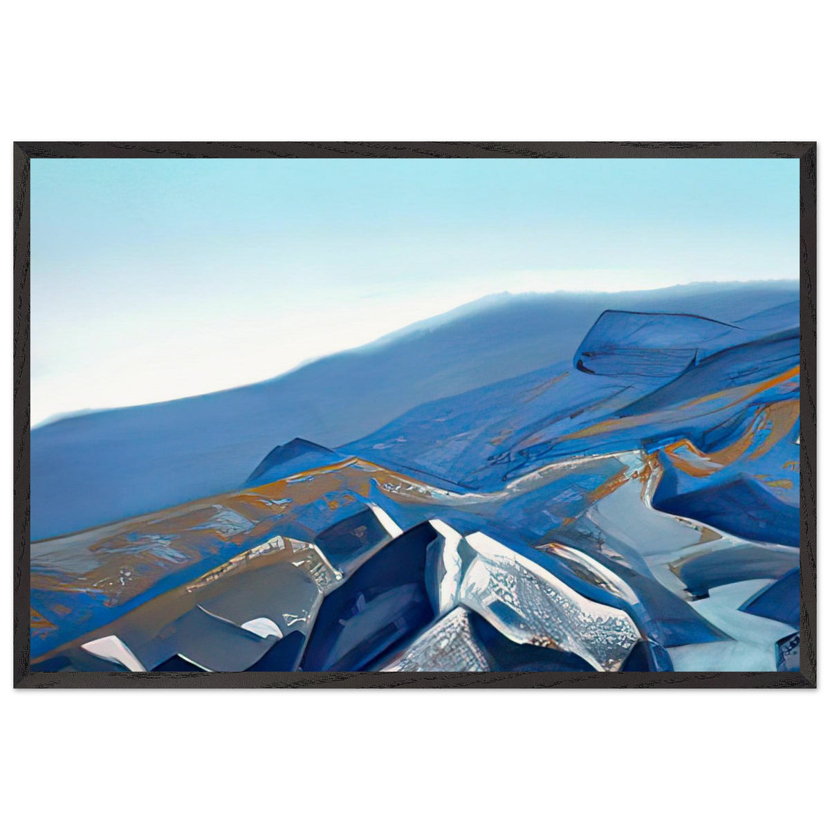 A Hill by Nicholas Roerich, framed poster