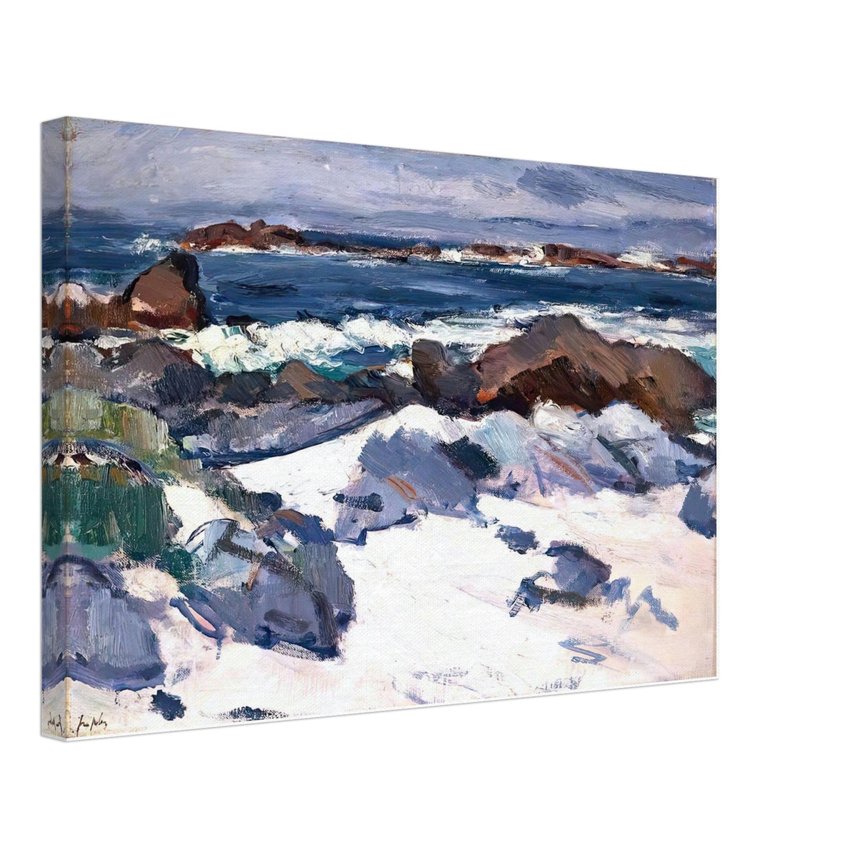 A Rocky Shore, Iona by Samuel Peploe, canvas
