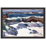 A Rocky Shore, Iona by Samuel Peploe, framed poster, view 2