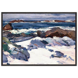 A Rocky Shore, Iona by Samuel Peploe, framed poster, view 3