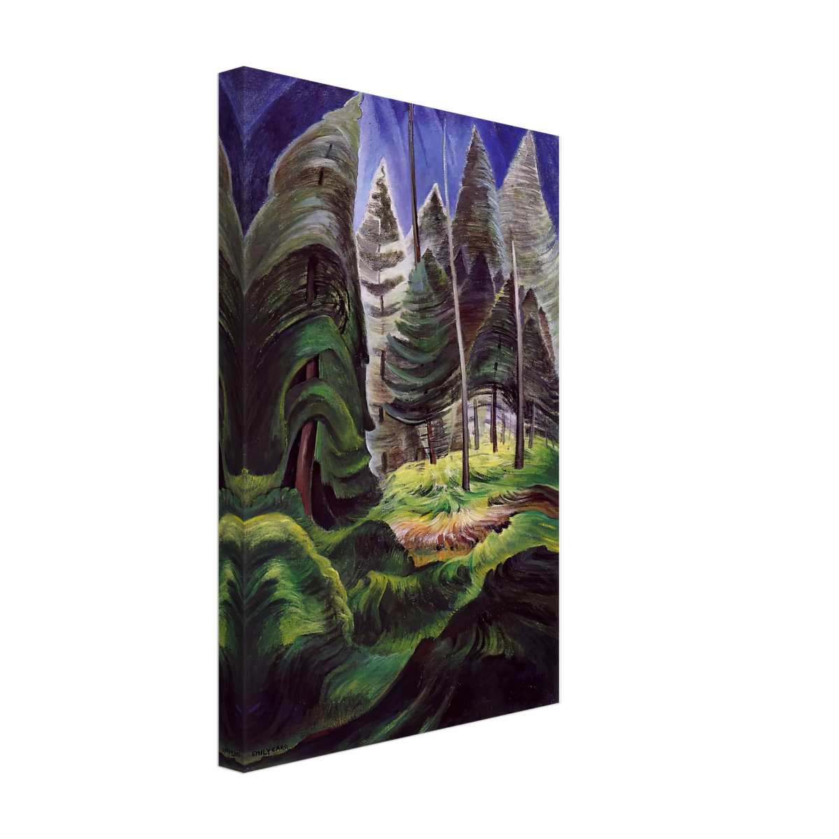A Rushing Sea of Undergrowth by Emily Carr, canvas, view 2