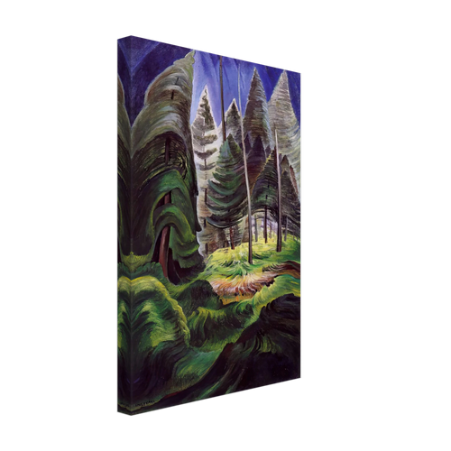 A Rushing Sea of Undergrowth by Emily Carr, canvas, view 2