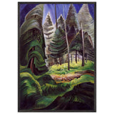A Rushing Sea of Undergrowth by Emily Carr, framed poster, view 3