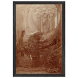 A Ship with Shields Before the Sun by Frances Macdonald, framed poster, view 2