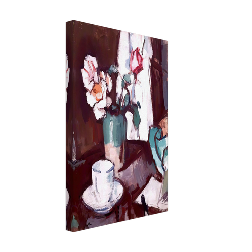 A Still Life of Roses by Samuel Peploe, canvas, view 2