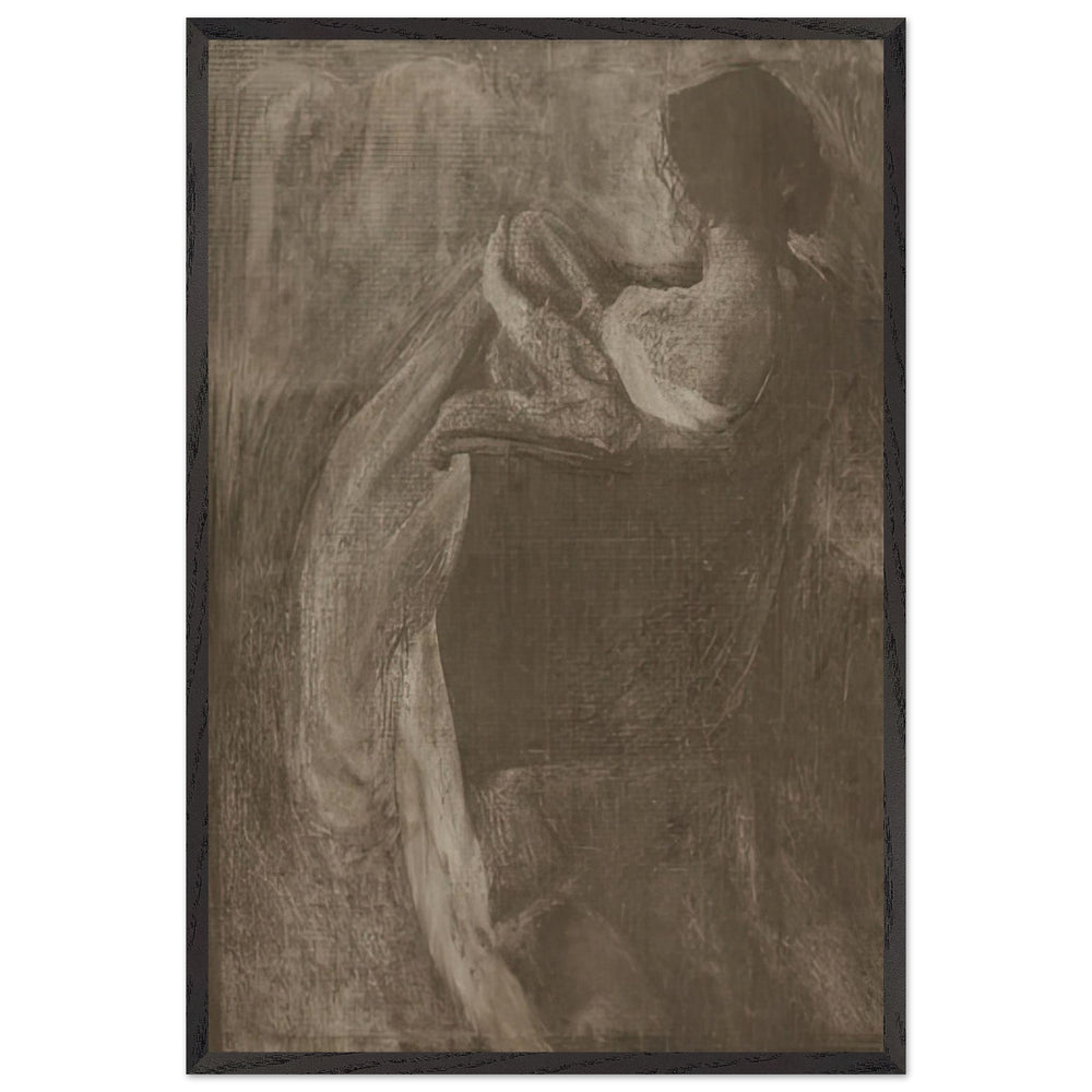 A Study in Gum by Clarence White, framed poster