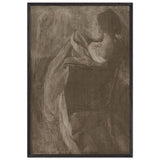 A Study in Gum by Clarence White, framed poster