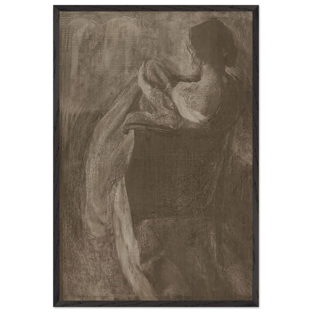 A Study in Gum by Clarence White, framed poster
