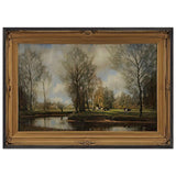 A Sunlit Meadow by Arnold Marc Gorter, framed poster, view 3