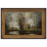 A Sunlit Meadow by Arnold Marc Gorter, framed poster