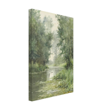 A tranquil river landscape by Louis Aston Knight, canvas, view 2