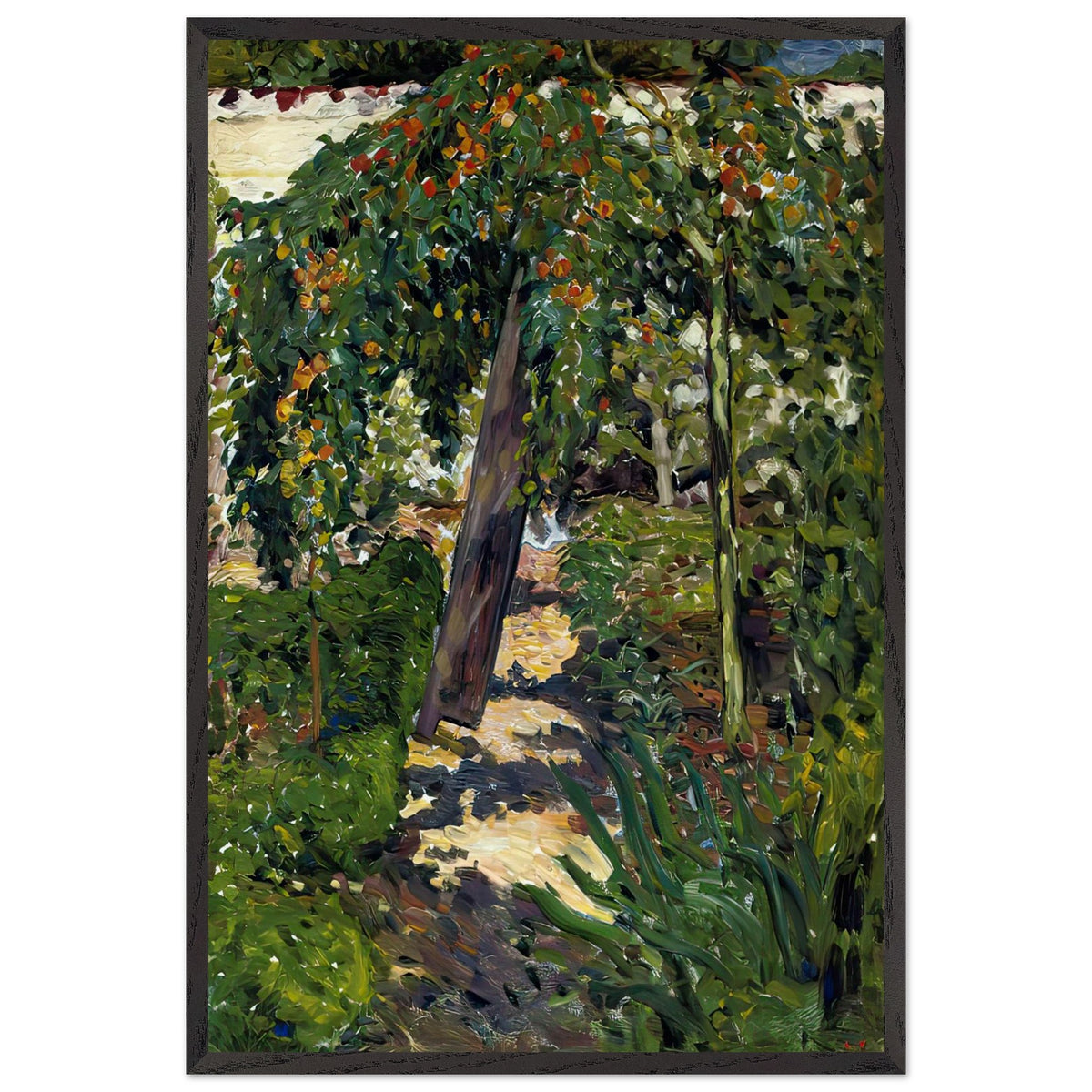 A Tree in the Garden by Louis Valtat, framed poster