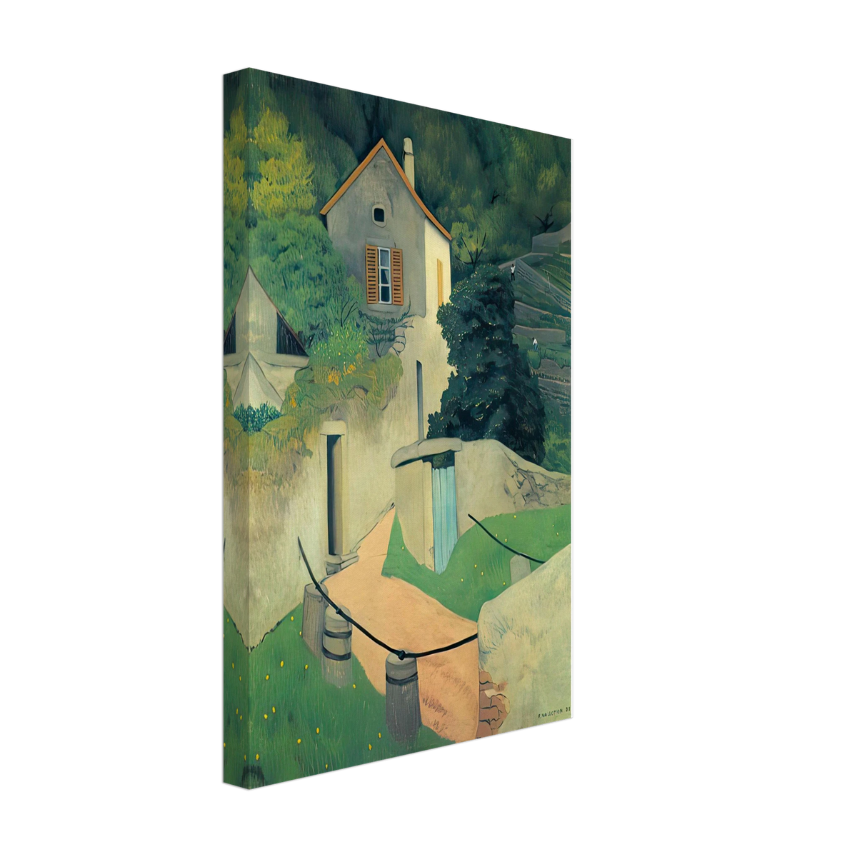A Vallon Landscape by Felix Vallotton, canvas, view 2