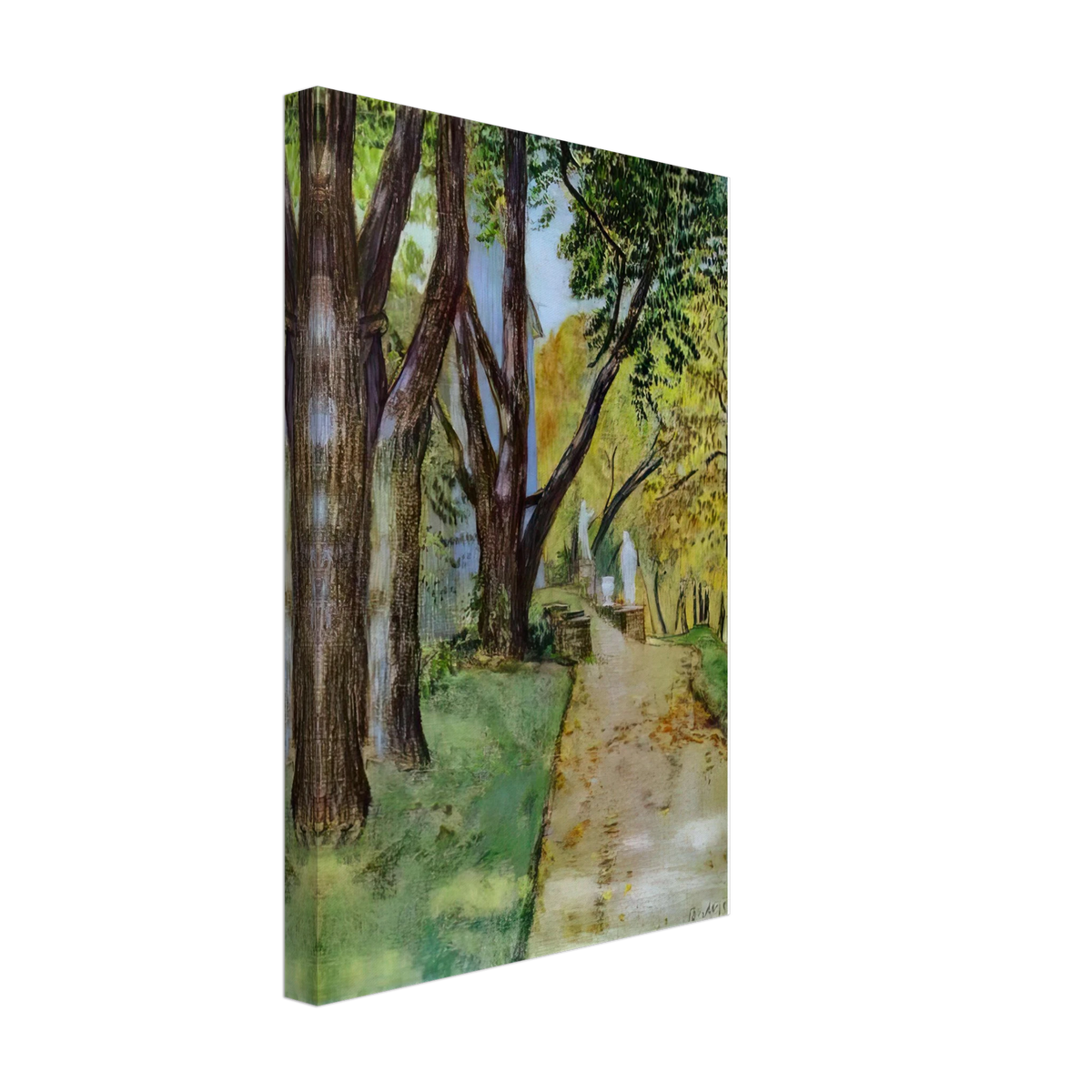A Walk in the Park by Victor Borisov-Musatov, canvas, view 2
