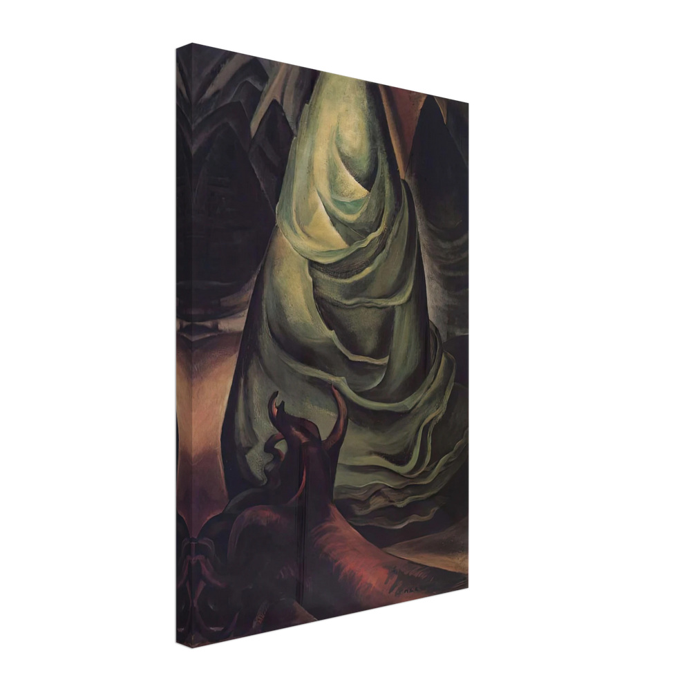 A Young Tree by Emily Carr, canvas