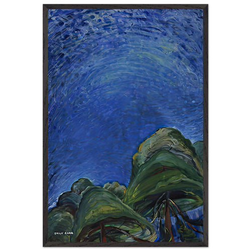 Above the Trees by Emily Carr, framed poster