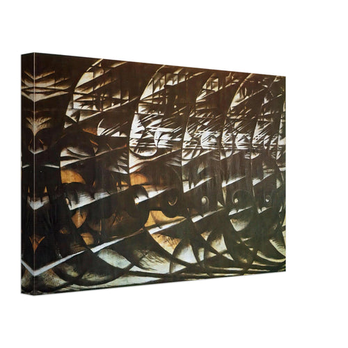 Abstract Speed by Giacomo Balla, canvas, view 2