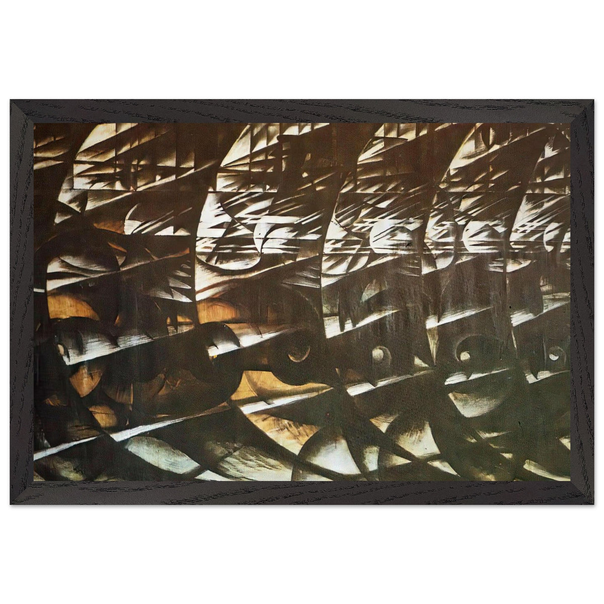 Abstract Speed by Giacomo Balla, framed poster, view 2
