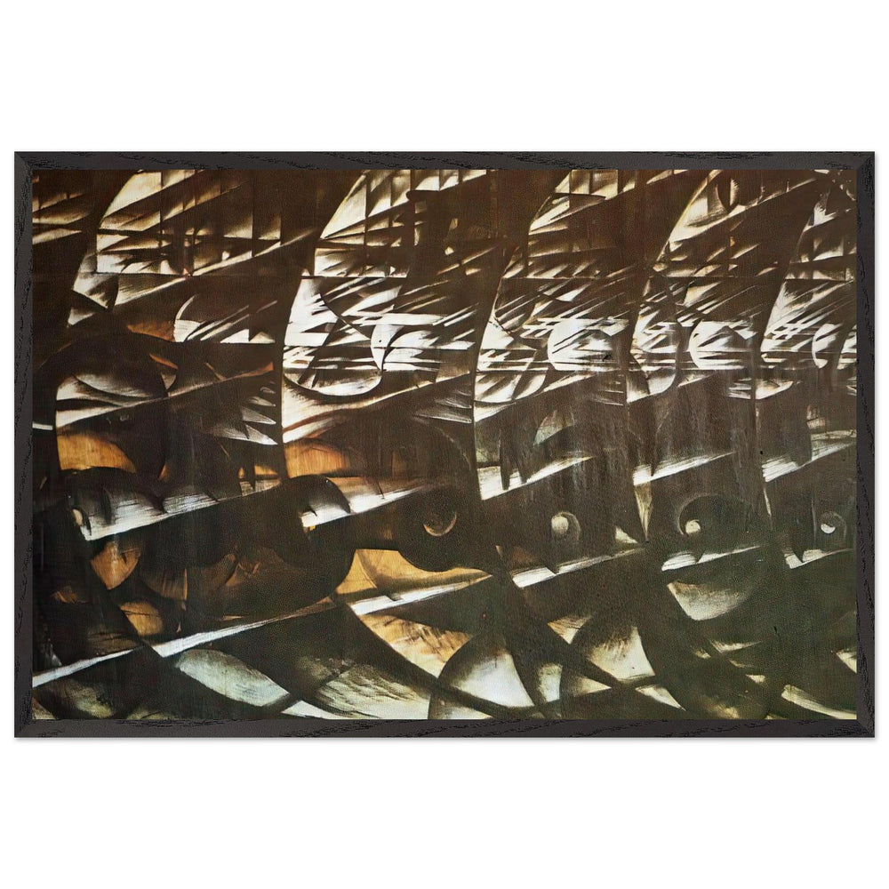 Abstract Speed by Giacomo Balla, framed poster