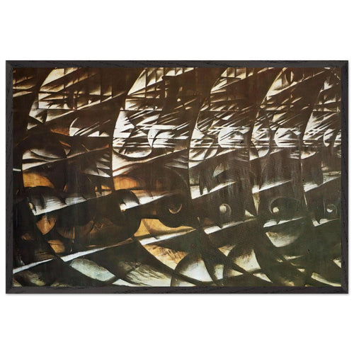Abstract Speed by Giacomo Balla, framed poster