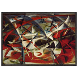 Abstract Speed + Sound by Giacomo Balla, framed poster, view 3
