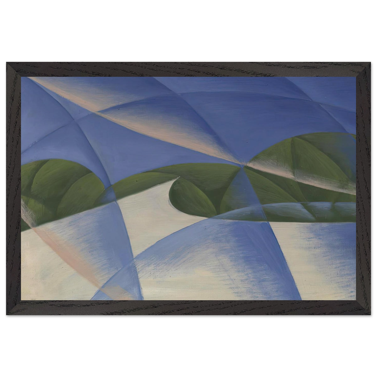 Abstract Speed: The Car has Passed by Giacomo Balla, framed poster, view 2