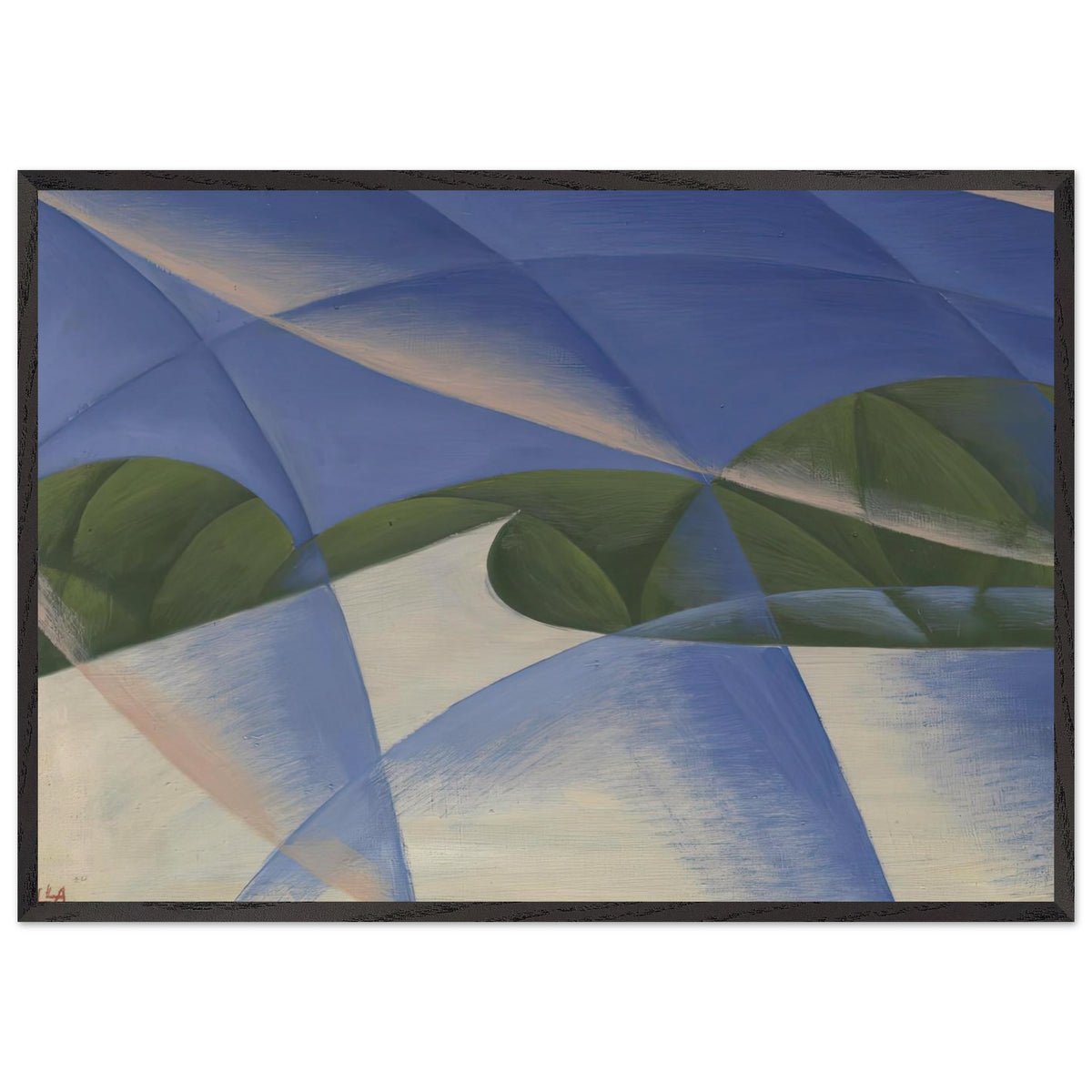 Abstract Speed: The Car has Passed by Giacomo Balla, framed poster, view 3